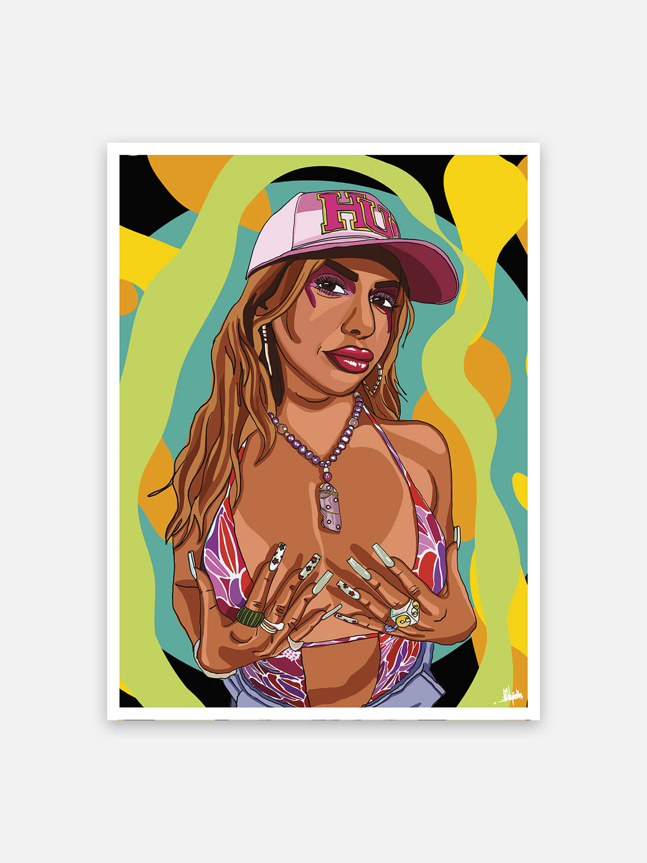 look at my nails poster