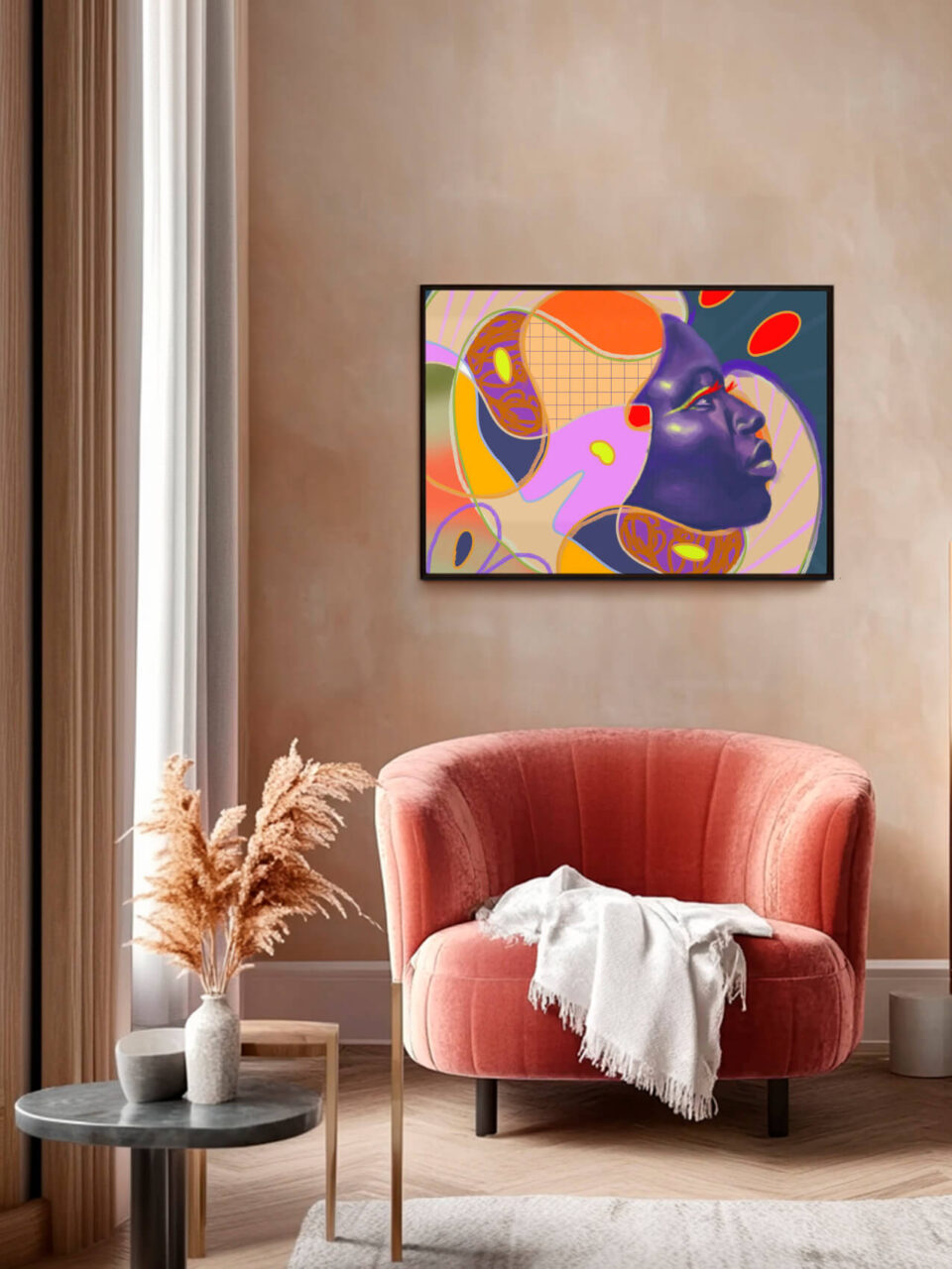reis door de ruimte poster