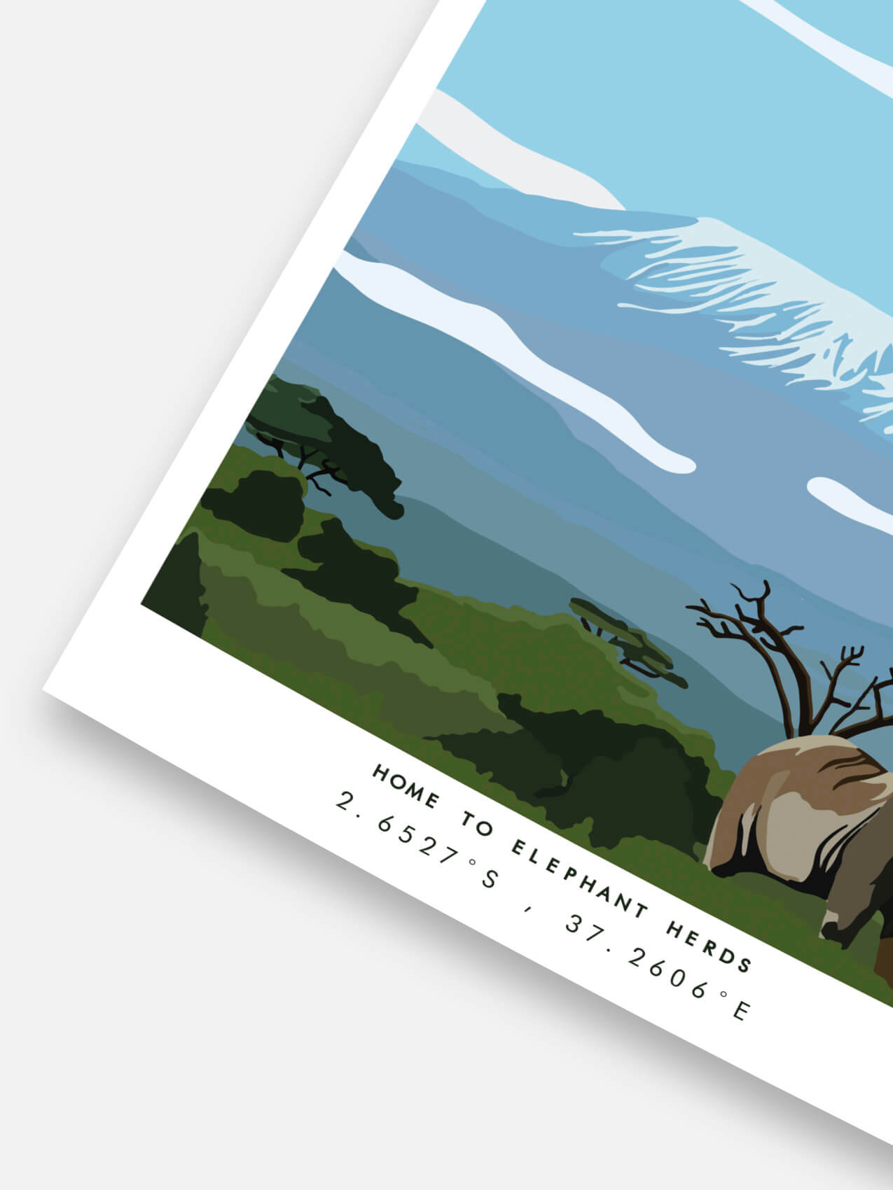 Amboseli National Park poster