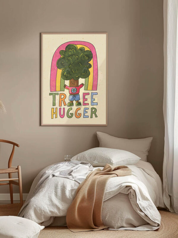 tree hugger poster