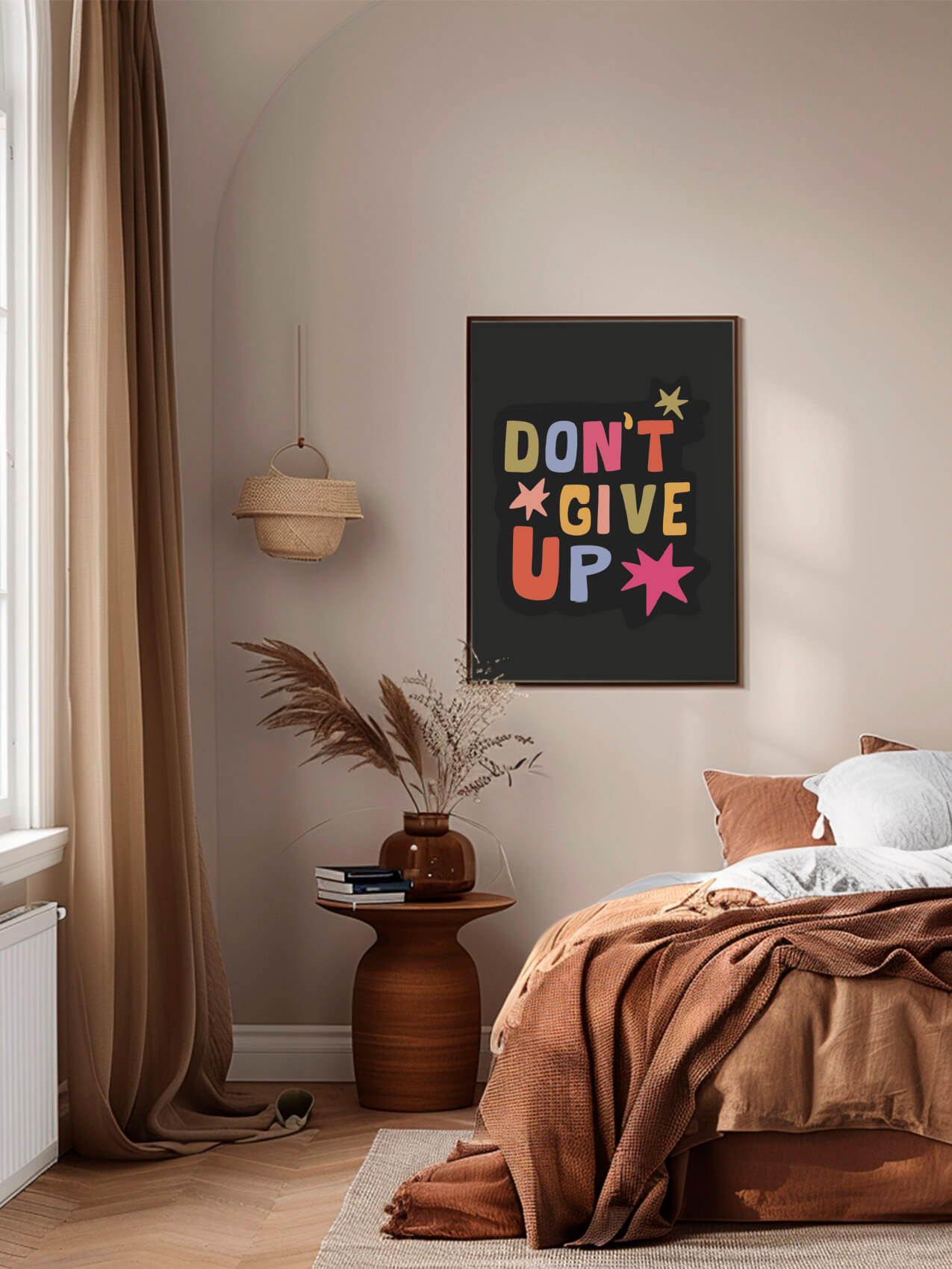 don't give up poster