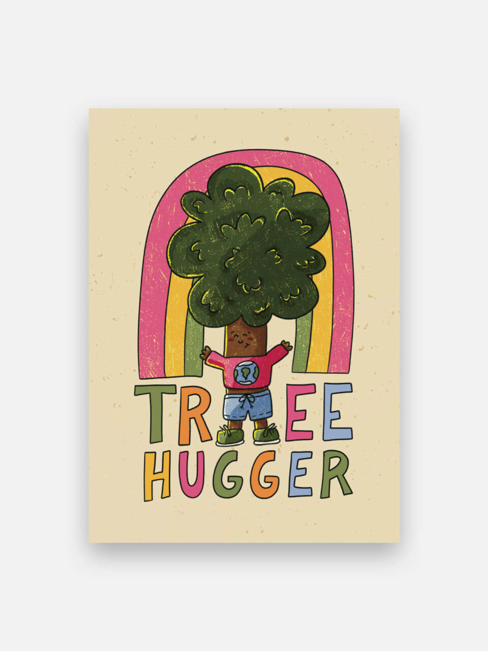 tree hugger poster