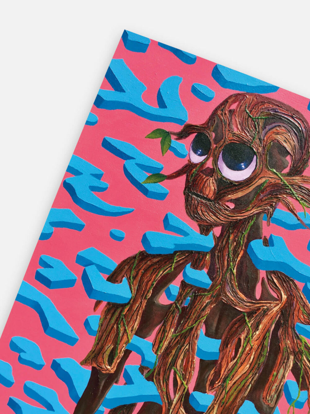 poster maze nigeria pink blue