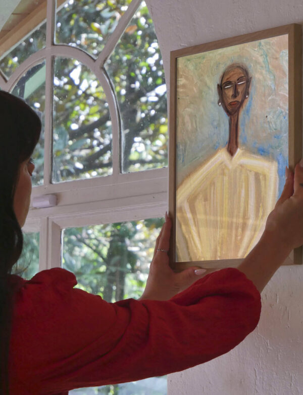 lamu artist achryl poster