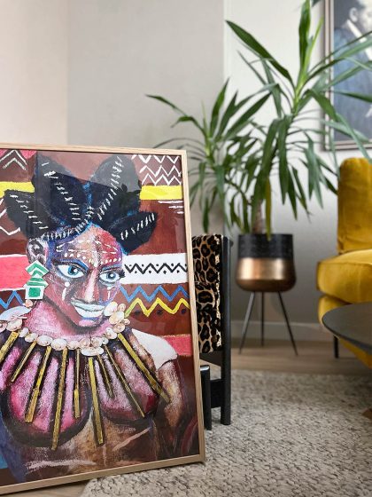 The black woman poster