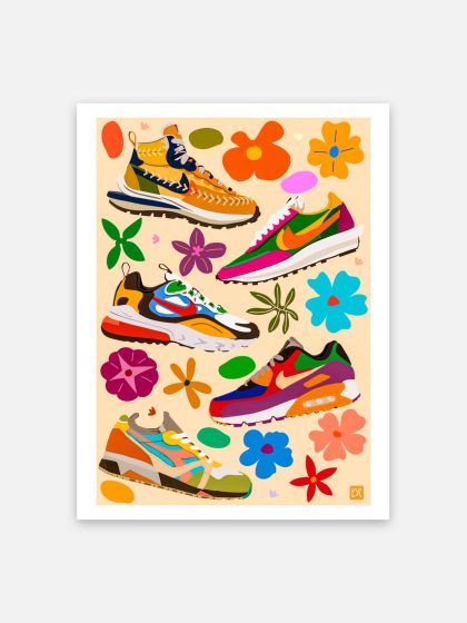 sneaker poster colors