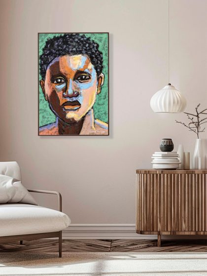 poster kenya light green